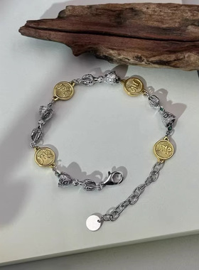 黄财神字手链平安吉祥财源广进民