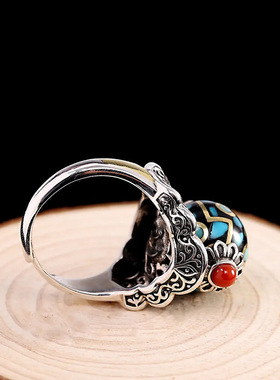 新品民族风悟道心想事成天珠松石