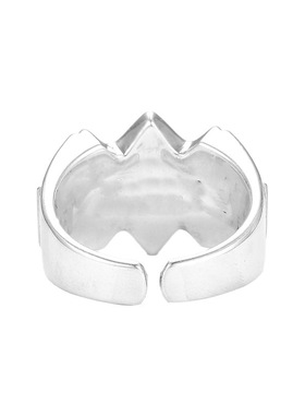 复古印弟安图腾菱形格纹开口戒复