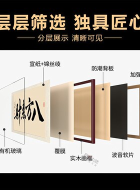 定制字画书法毛笔字手写真迹挂画