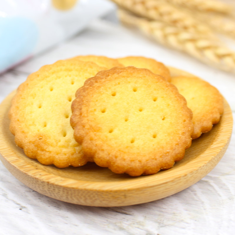 可拉奥牛乳饼干北海道网红小圆饼干日式海盐口味牛乳天日盐小饼干