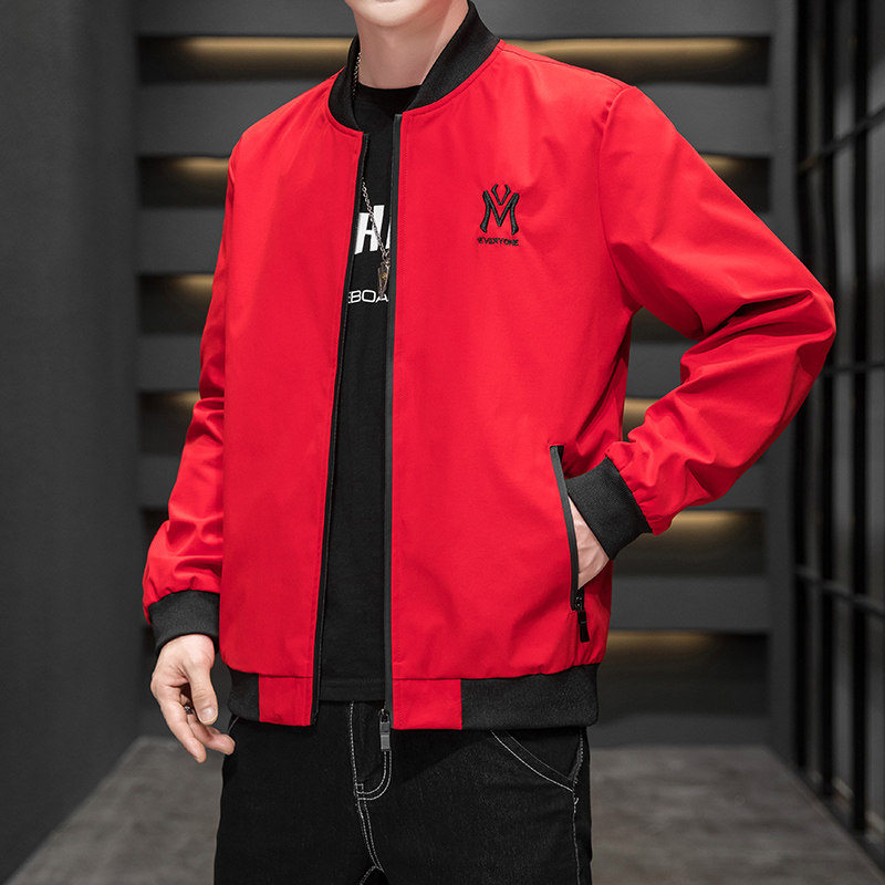 以纯2020秋冬款薄外套a21 hm男夹克 安以特夹克