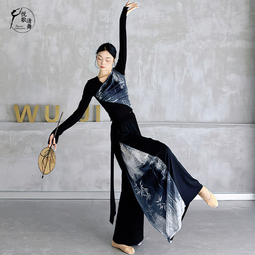 舞蹈上衣女款中国舞演出服形体训练服现代舞衣服新款古典舞练功服 - 图3