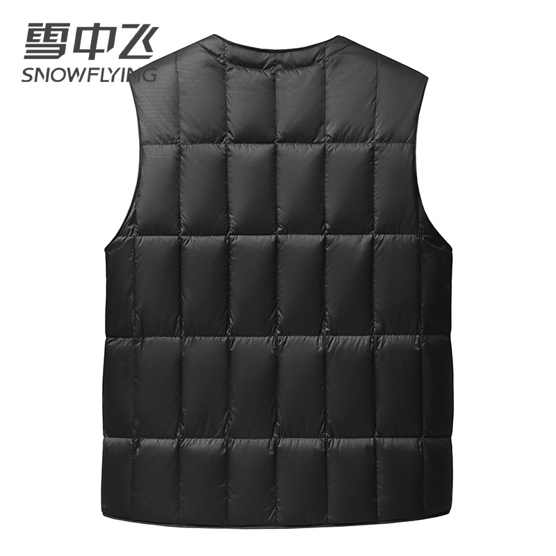 雪中飞男羽绒服马甲冬季新款中老年爸爸装保暖背心马夹坎肩内胆,淘宝优惠券,粉丝福利购,淘宝优惠卷