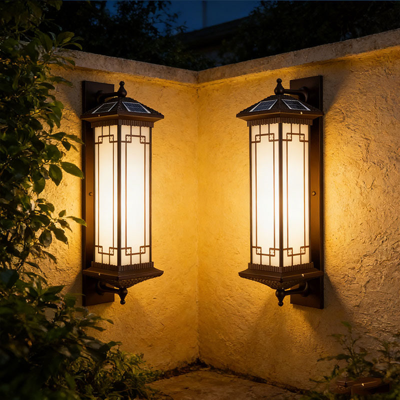 太阳能户外庭院壁灯室外防水别墅大门罗马柱子灯花园外墙围墙壁灯,淘宝优惠券,粉丝福利购,淘宝优惠卷