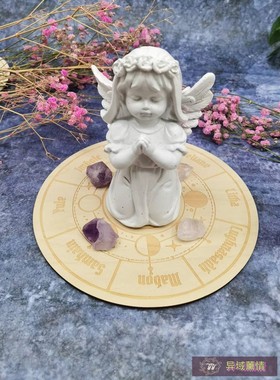 木质雕刻水晶板水晶盘杯垫网格盘