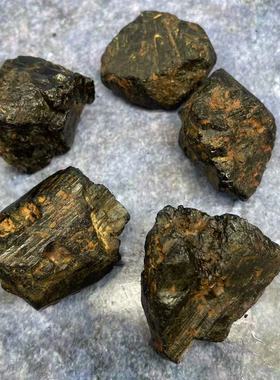 天然黑碧玺托玛琳电气石