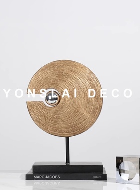 轻奢艺术行星雕塑摆件样板房间