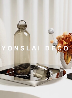 轻奢客厅托盘优诗莱不锈钢现代