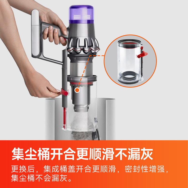 适配戴森吸尘器配件集尘桶V7/V8/SV10/SV11垃圾V10/V11/V15灰尘桶,淘宝优惠券,粉丝福利购,淘宝优惠卷