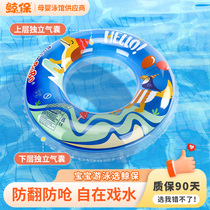 Children Swimming circle 3 years old Anti-side flap inflatable adult child bathing collar boy girl underarm beginner circle beginner