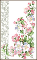 Japan l purchase of R181 pink floral paper embroidery 7 pages 128g color spray cans paper printing