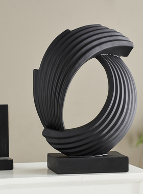 财源滚滚轻奢风水摆件客厅