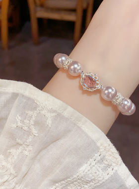 「YU心」法式轻奢时尚温柔百搭宫廷风珍珠手链