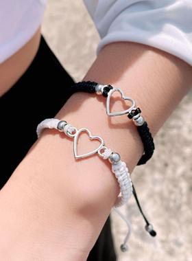 情侣异地定情信物情侣小物件随身异地恋情侣手炼ins风小东西编织