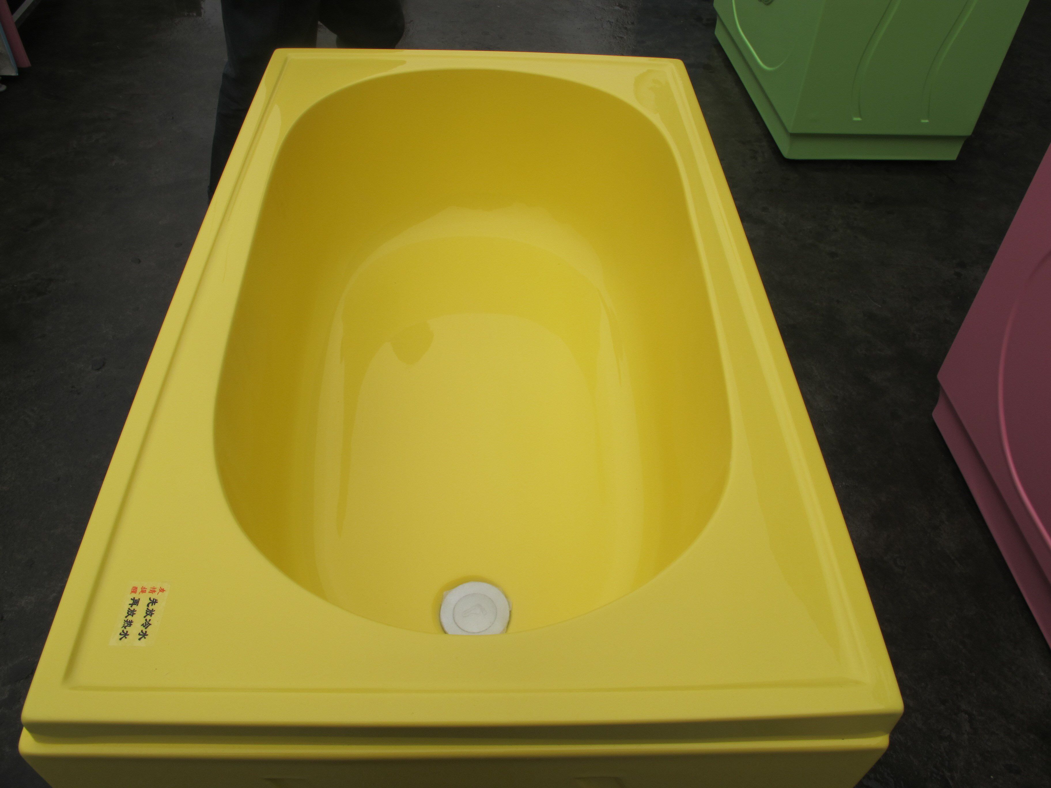 婴儿游泳馆专用亚克力洗澡盆沐浴盆平底洗澡盆婴儿洗澡盆