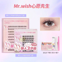 Mr. Wish wish Mr. Lazy Man Three-step Upgrade of ABA type plus plus fake eyelash natural simulation of new hands