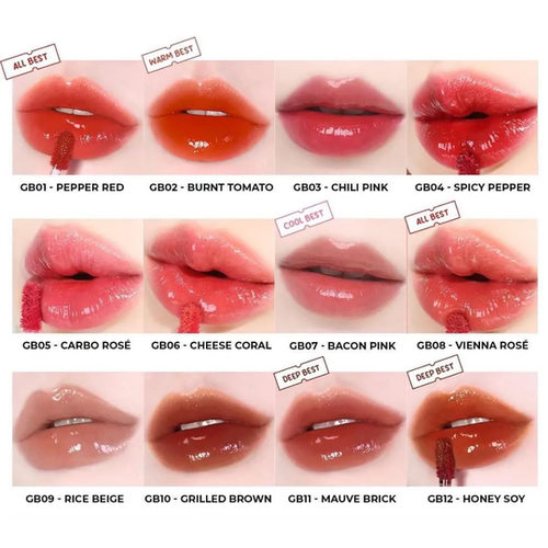 韩国blackrouge莹润炒年糕唇釉新款新色号滋润咖啡麻辣系列LV07 - 图0