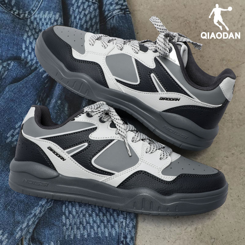 乔丹板鞋男秋冬季小白鞋男鞋平底鞋厚底皮面保暖轻便休闲运动鞋,淘宝优惠券,粉丝福利购,淘宝优惠卷