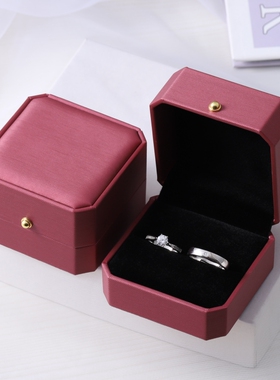 情侣款结婚锆石对戒一对婚礼仪式