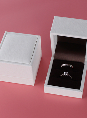 结婚戒指仿真钻戒一对婚礼现场用