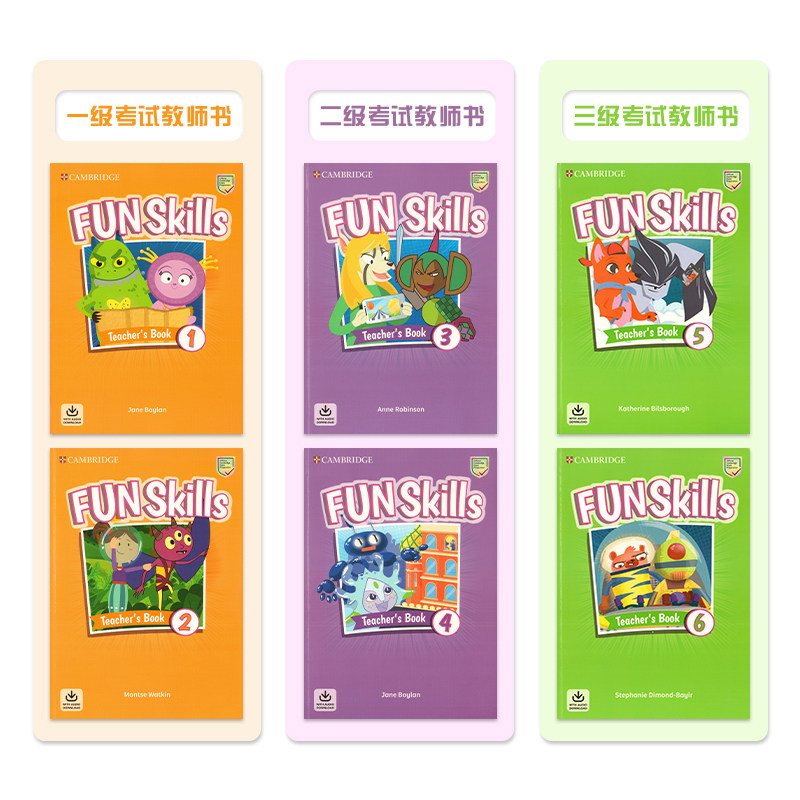 新版剑桥少儿英语 Fun Skills Teacher's book 123456 级别教师书2020 YLE考试一二三 级官方备考书老师用教案含答案进口原版书籍