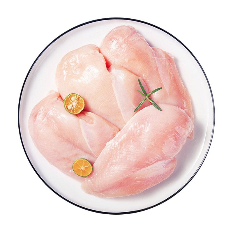 牧村皇鸡胸肉新鲜去皮4斤鸡脯肉 牧村皇鸡胸