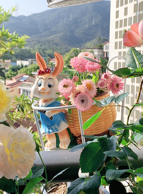 亨竹树脂可种植卡通风户外