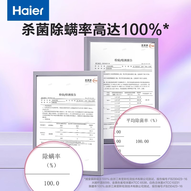 海尔手持挂烫机家用小型蒸汽电熨斗除菌除皱速烫定型便携式熨烫机