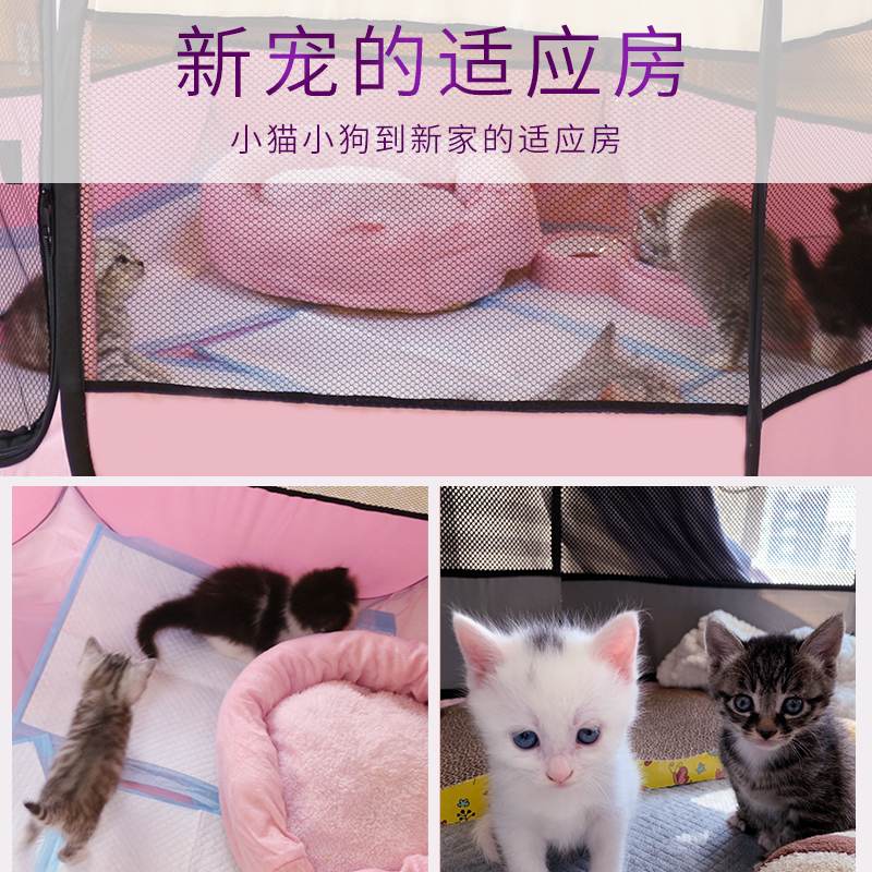 猫产房猫窝宠物猫咪怀孕待产封闭式帐篷狗狗繁殖产箱生产用品全套 - 图1