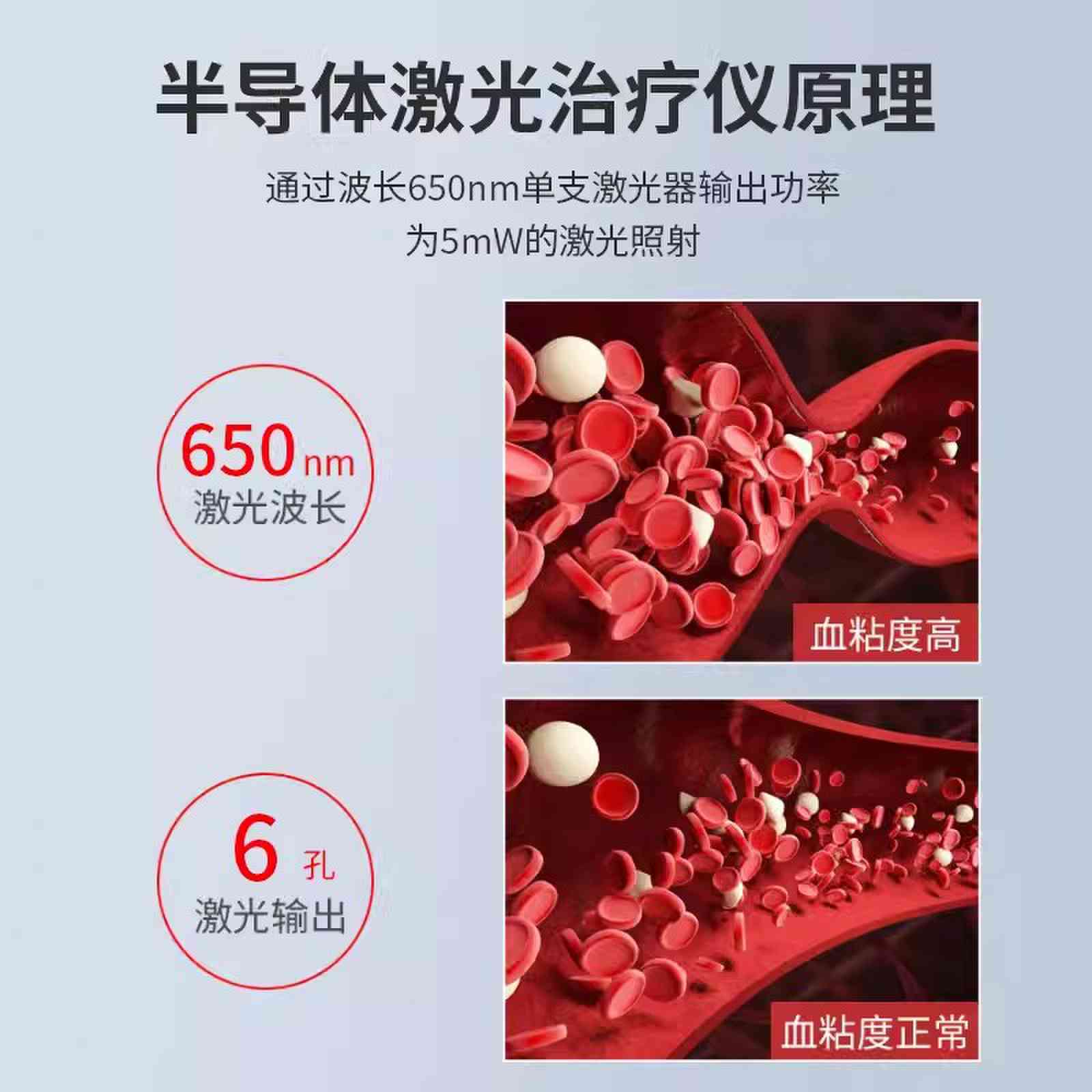 益健堂半导体激光治疗仪腕表高粘血脂糖高血压冠心病脑梗塞理疗仪 - 图1