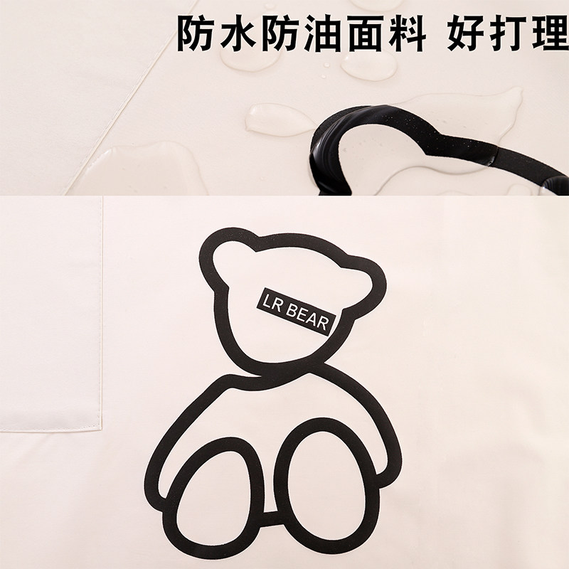 新款时尚家用厨房女洋气防水围裙 浩瑾围裙