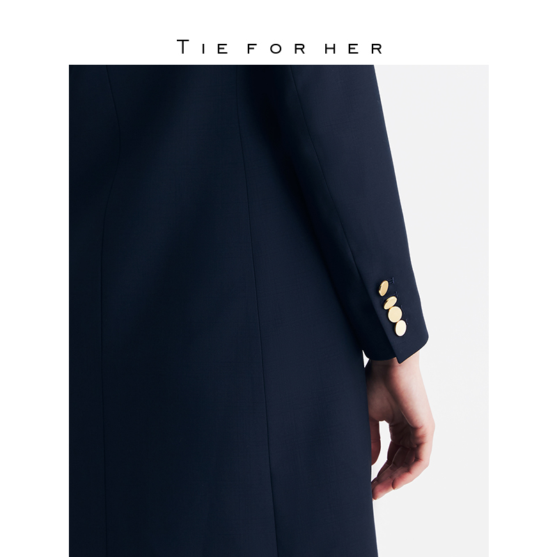 TieForHer丽制「EV-LéDress™轻通勤羊毛西装裙系列」|风琴褶裙-图3