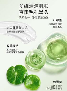 叶绿氨基酸洗面奶细腻洁面乳控油抗痘收缩毛孔旗舷店