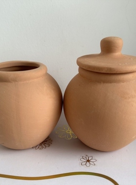 五色土陶罐老式土陶盆粗陶罐花盆瓦罐坛子放五方土五行土专用容器