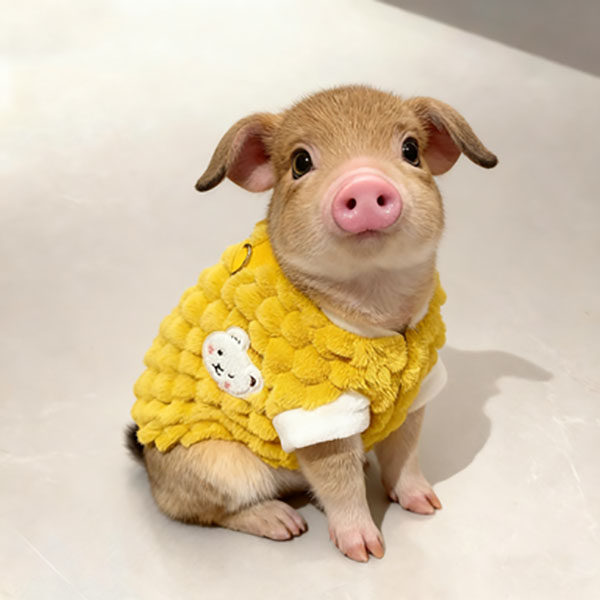 宠物小香猪穿的衣服保暖秋冬天加绒加厚防寒可爱迷你小猪衣服用品,淘宝优惠券,粉丝福利购,淘宝优惠卷