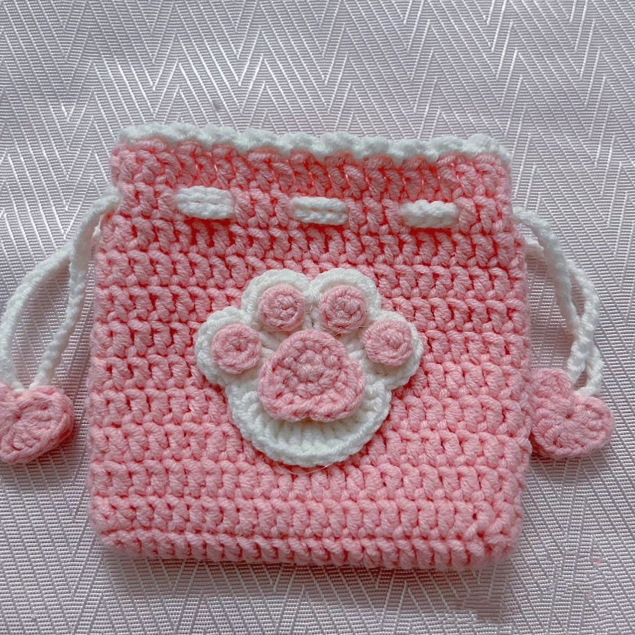 大包子束口包麦穗零钱袋耳机包手工diy材料包毛线编织钩针成品,淘宝优惠券,粉丝福利购,淘宝优惠卷