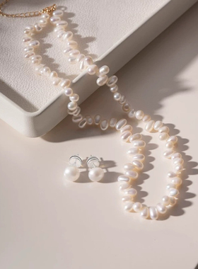巴洛克珍珠项链女款小众