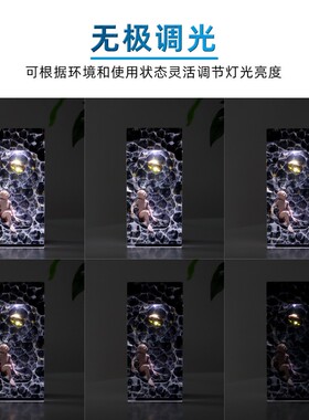 长方体咕噜姆魔戒世界树脂工艺品家居办公室小夜灯摆件纪念礼品