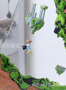 跨境Resin Lamp Anime环氧树脂灯托特克天空岛游戏树脂灯家居摆件