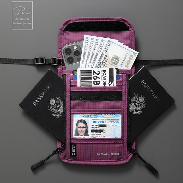 Travel passport bag RFID protective case can be cross-border card bag