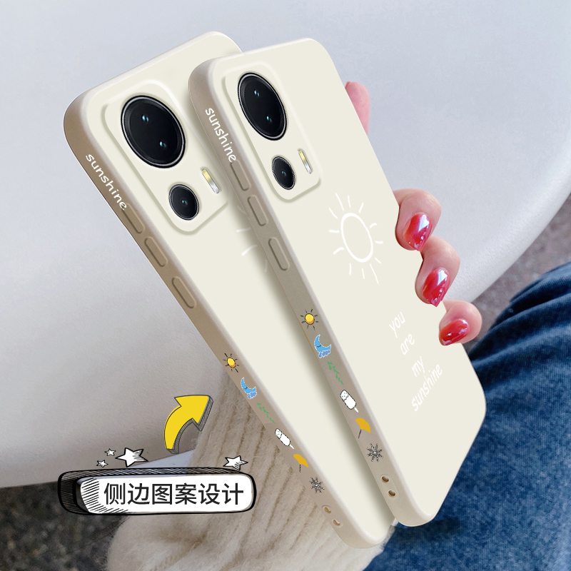小米civi2手机壳新款液态硅胶Civi 2保护套镜头全包防摔5G潮牌创意xiaomi情侣简约c1v12女款软壳micivi2外壳 - 图2