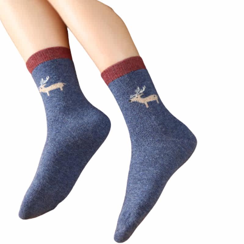 舒适休闲超厚新款冬季情侣羊毛袜子 希贝莎短袜/打底袜/丝袜/美腿袜