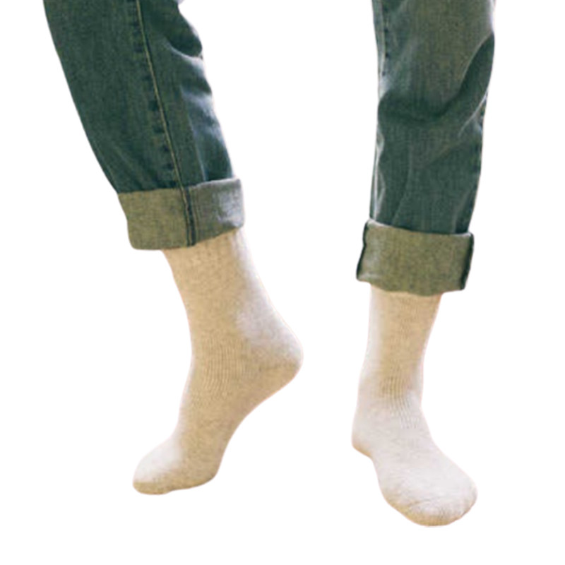 舒适休闲男士冬天加绒保暖毛圈袜 希贝莎短袜/打底袜/丝袜/美腿袜