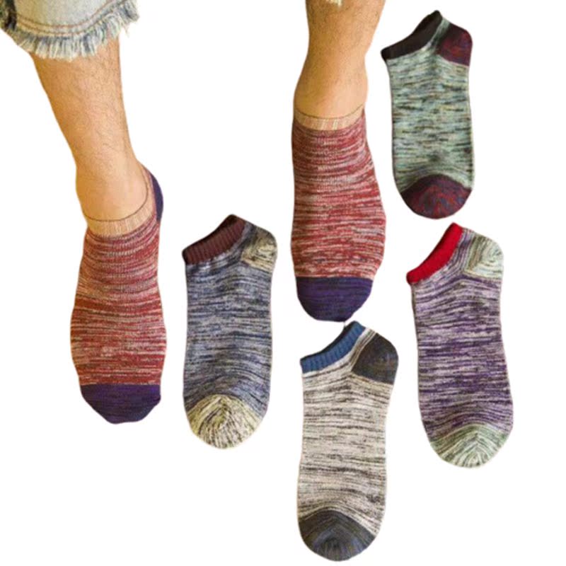 韩版薄潮夏季男士吸汗袜船袜子 希贝莎短袜/打底袜/丝袜/美腿袜