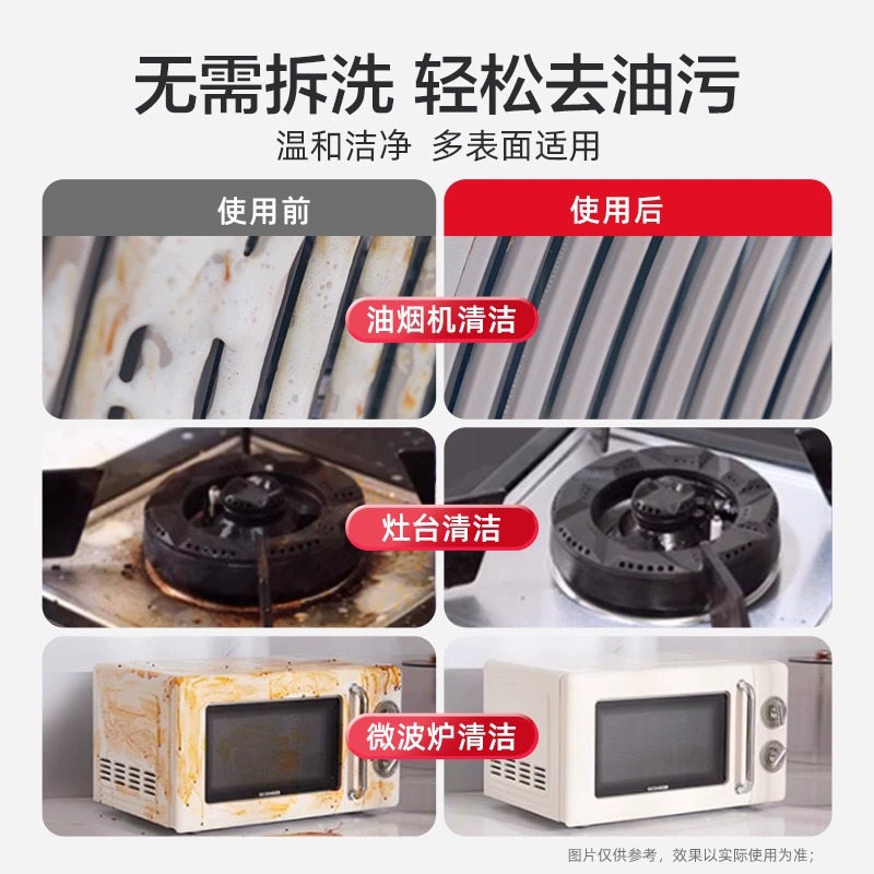 威王厨房重油污净强力去除油垢家用抽油烟机清洗剂官方店旗舰正品