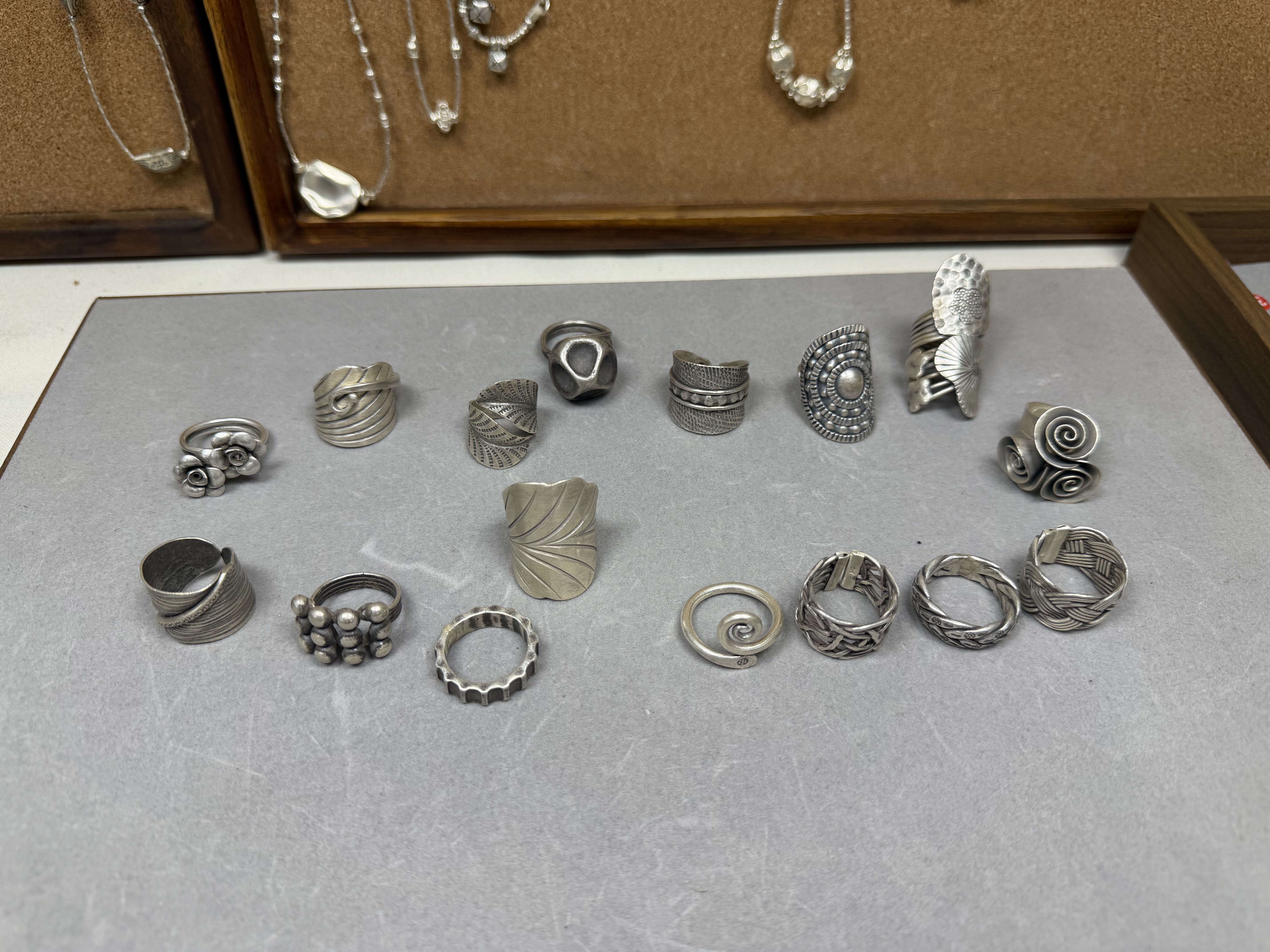 Thai handmade silver jewelry ring