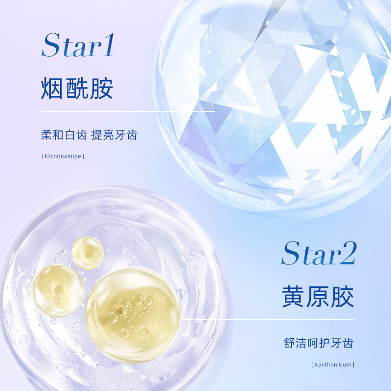 【屈臣氏同款】烟酰胺美白祛牙渍牙膏 芭丽莲牙膏