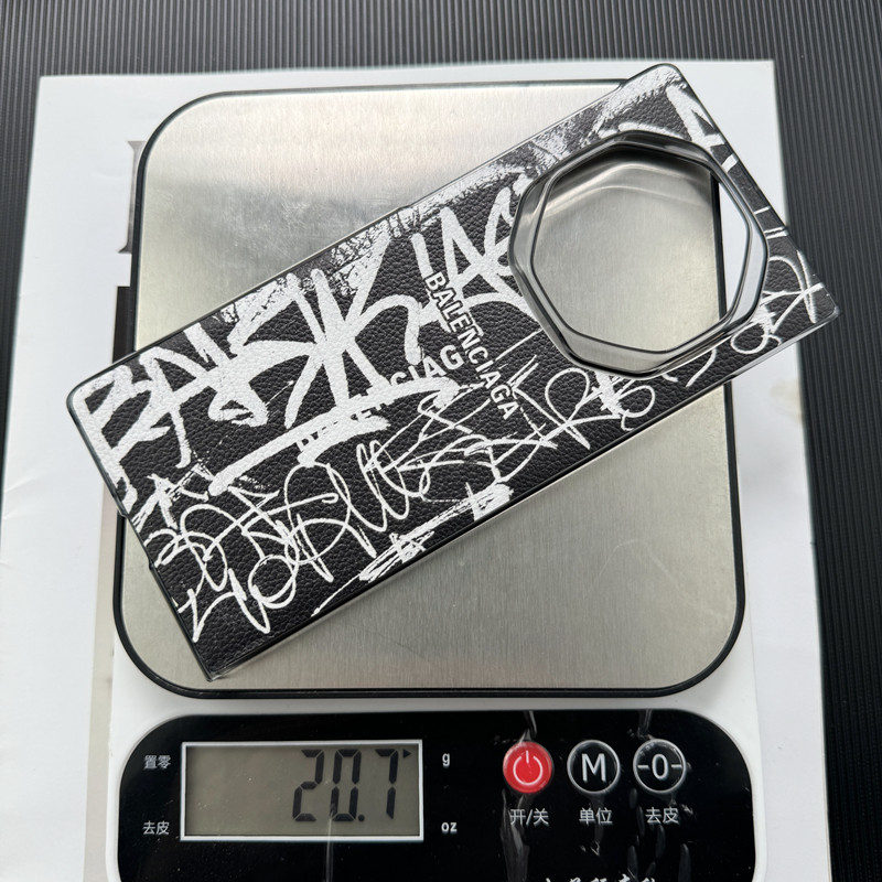 适用华为MateXT手机壳新款三折叠屏保护套xt非凡大师超薄高档BB涂鸦英文牛仔蓝潮牌小众轻奢商务男防摔后盖壳