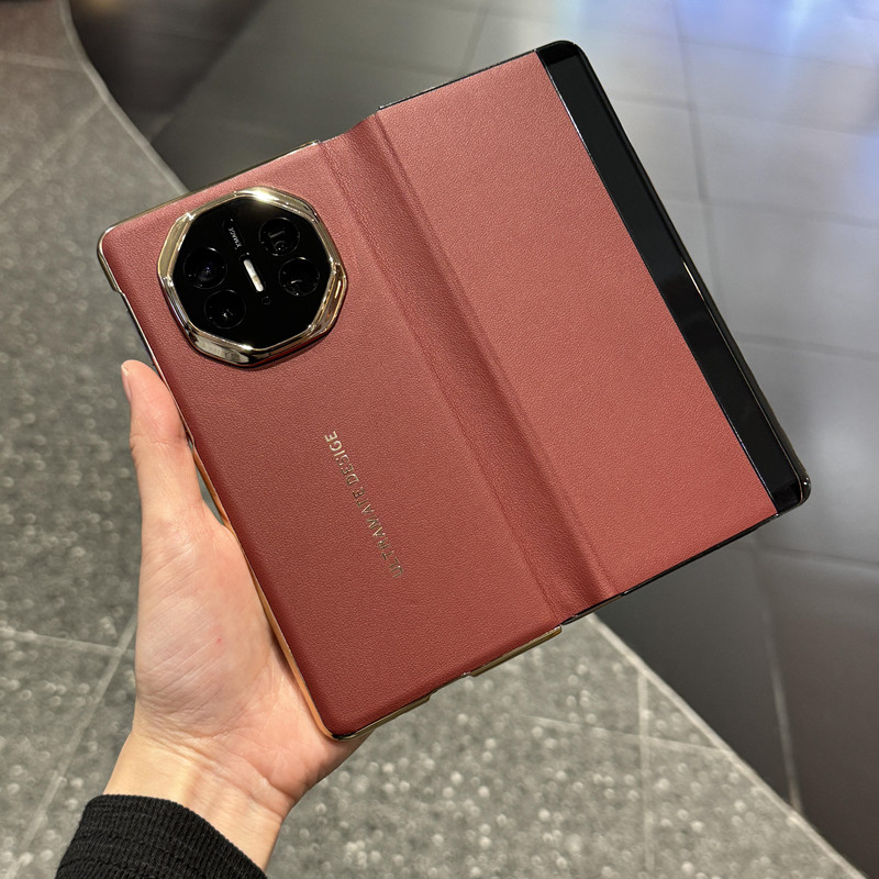 一体智能翻盖式适用华为matex5秒变XT非凡大师手机壳新款电镀x5典藏版折叠屏保护套x3皮套高档创意个性男外壳